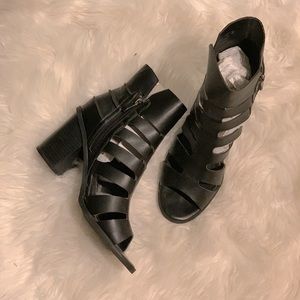 Black Heeled Sandals